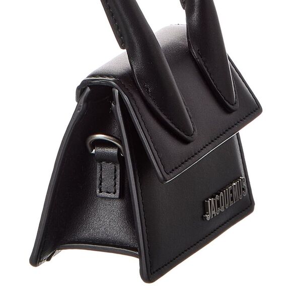 Jacquemus Le Chiquito Homme Leather Shoulder Bag, Black - Picture 3 of 5